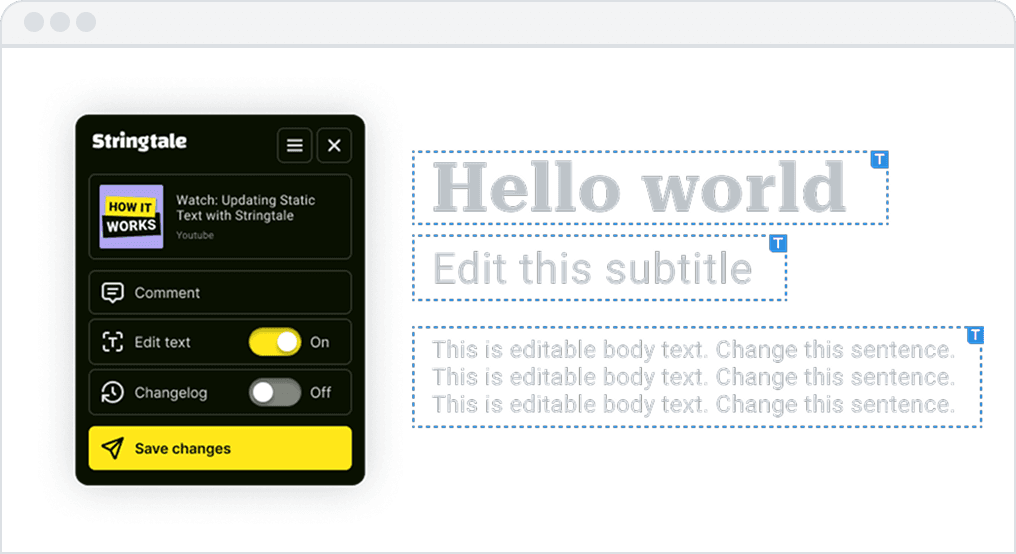 Editing layer example