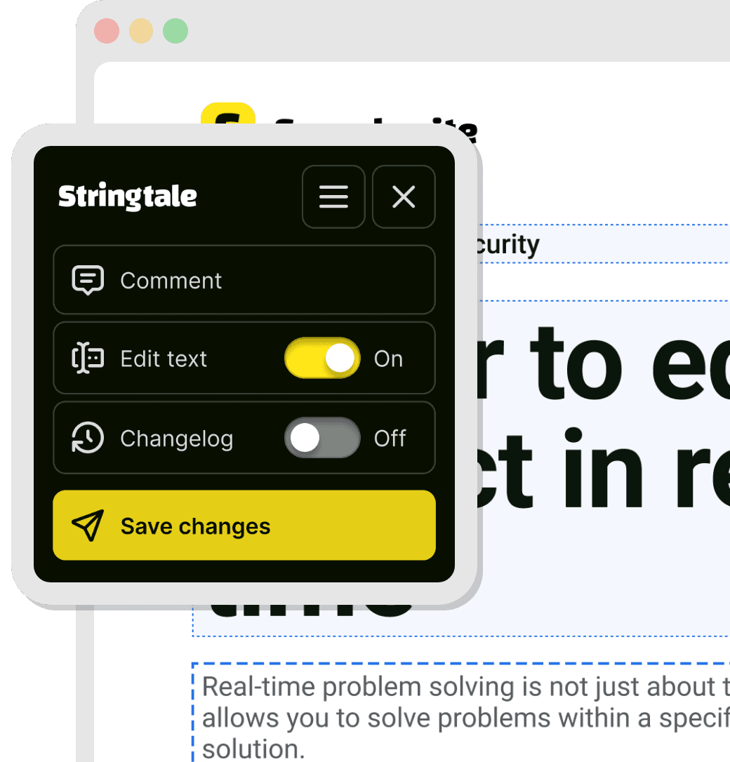 Stringtale Extension Footer